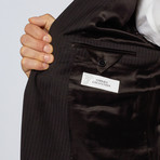 Versace Collection // Soft Pinstripe Suit // Black (Euro: 46)