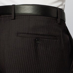 Versace Collection // Soft Pinstripe Suit // Black (Euro: 48)