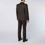 Versace Collection // Thin Pinstripe Suit // Black (Euro: 50)