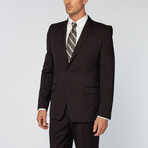 Versace Collection // Shadow Pinstripe Suit // Black (Euro: 48)