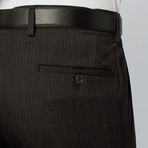 Versace Collection // Pinstripe Suit // Black (Euro: 46)