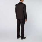 Versace Collection // Shadow Pinstripe Suit // Black (Euro: 46)