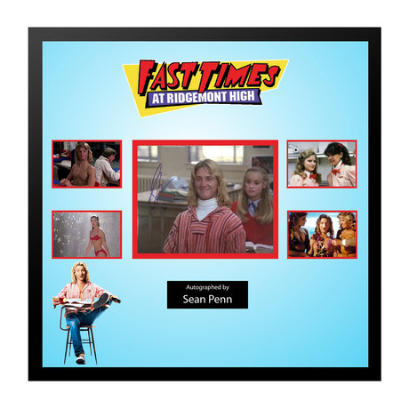 Framed + Autographed Collage // Fast Times at Ridgemont High