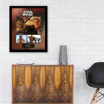 Framed + Autographed Collage // Han Solo + Chewbacca // Collage I