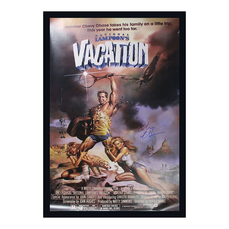 Framed Autographed Poster // National Lampoon's Vacation