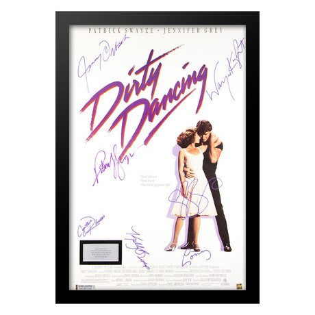 Framed + Autographed Poster // Dirty Dancing