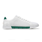 Breeze Tennis Knit Sneaker // White + Court Green (US: 8)