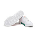 Breeze Tennis Knit Sneaker // White + Court Green (US: 8.5)