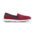 Breeze Leap Knit Penny // Deep Red + Navy (US: 9)