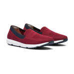 Breeze Leap Knit Penny // Deep Red + Navy (US: 9)