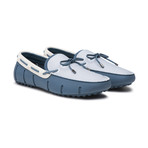 Lace Lux Loafer Driver // Slate + White (US: 9)