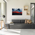 Eruption Fissure Splatter Fountains I by Panoramic Images (26"W x 18"H x 0.75"D)