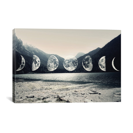 Moonlight Mountains // Emanuela Carratoni (26"W x 18"H x 0.75"D)