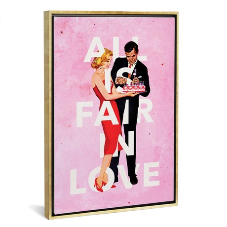 All Is Fair In Love // Heather Landis (26"W x 18"H x 0.75"D)