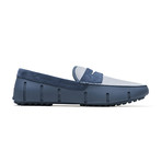 Penny Loafer Driver Dt Suede // Slate + White (US: 9.5)