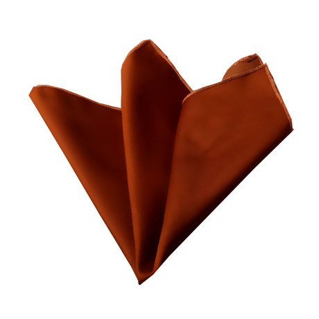 Silk Handkerchief // Solid Orange