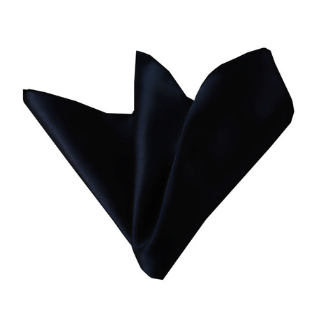 Silk Handkerchief // Solid Navy Blue