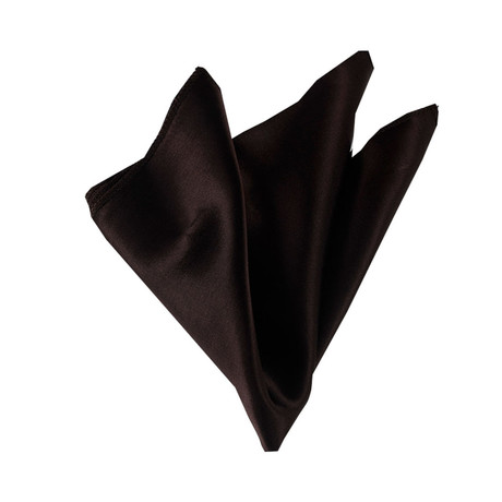 Silk Handkerchief // Chocolate Brown