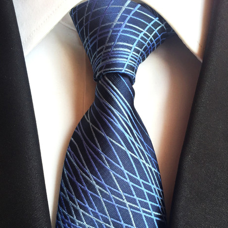 Asher Silk Tie // Blue + Teal