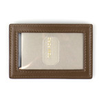 Smooth ID Card Holder Wallet // Lion Brown