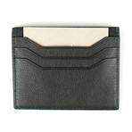 Smooth Open Side Card Holder Wallet // Dark Green