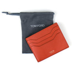Smooth Open Side Card Holder Wallet // Orange