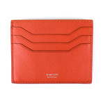 Smooth Open Side Card Holder Wallet // Orange