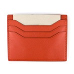 Smooth Open Side Card Holder Wallet // Orange