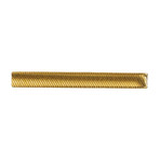 Gareth Brass Diagonal Tie Bar // Gold