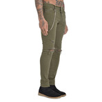 Adino Jeans // Olive (30WX32L)