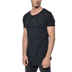Astizio A-Stitch T-Shirt // Washed Black (XS)