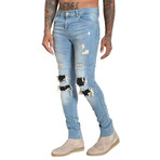 Carlos Stonewash Jeans // Light Blue (28WX32L)
