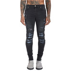 Carlos Stonewash Jeans // Black (28WX32L)