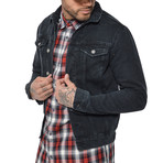 Pessio Denim Jacket // Washed Black (XS)