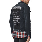 Pessio Denim Jacket // Washed Black (XS)