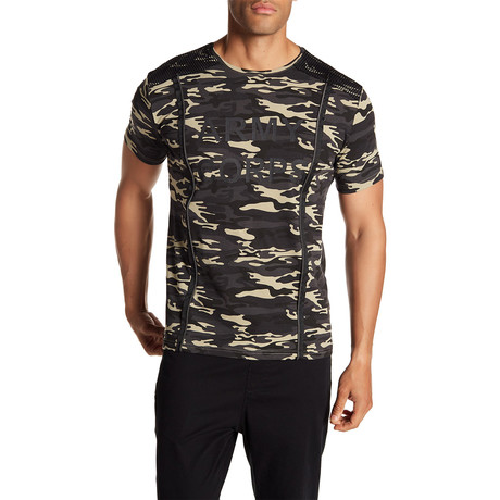 Avery Printed T-Shirt // Olive (S)