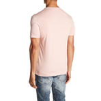 Jakob Printed T-Shirt // Dusty Pink (L)