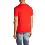 Solis Printed T-Shirt // Red (L)