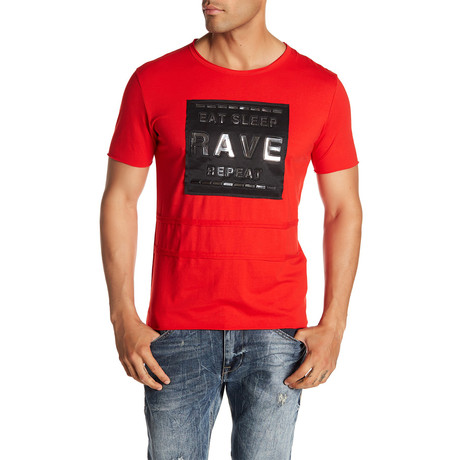 Solis Printed T-Shirt // Red (S)
