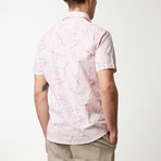 Shrimp Printed Shirt // Pink (L)