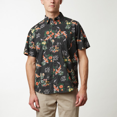 Goldfish Printed Shirt // Black (S)