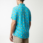 Ice Cream Printed Shirt // Scuba Blue (XL)