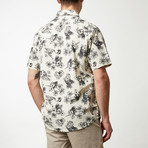 Floral Printed Shirt // Natural (XL)