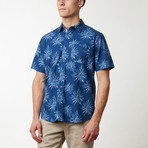 Fireworks Printed Shirt // Navy (S)