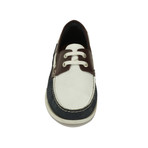 Pino Boat Shoes // Navy + White (Euro: 40)