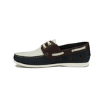 Pino Boat Shoes // Navy + White (Euro: 43)