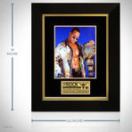 WWE The Rock // Dwayne 'The Rock' Johnson Signed Photo // Custom Frame