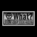 WWE Stone Cold Steve Austin // Steve Austin Signed Photo // Custom Frame