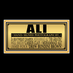 Ali // Muhammad Ali + Will Smith + Jamie Foxx Signed Photo // Custom Frame