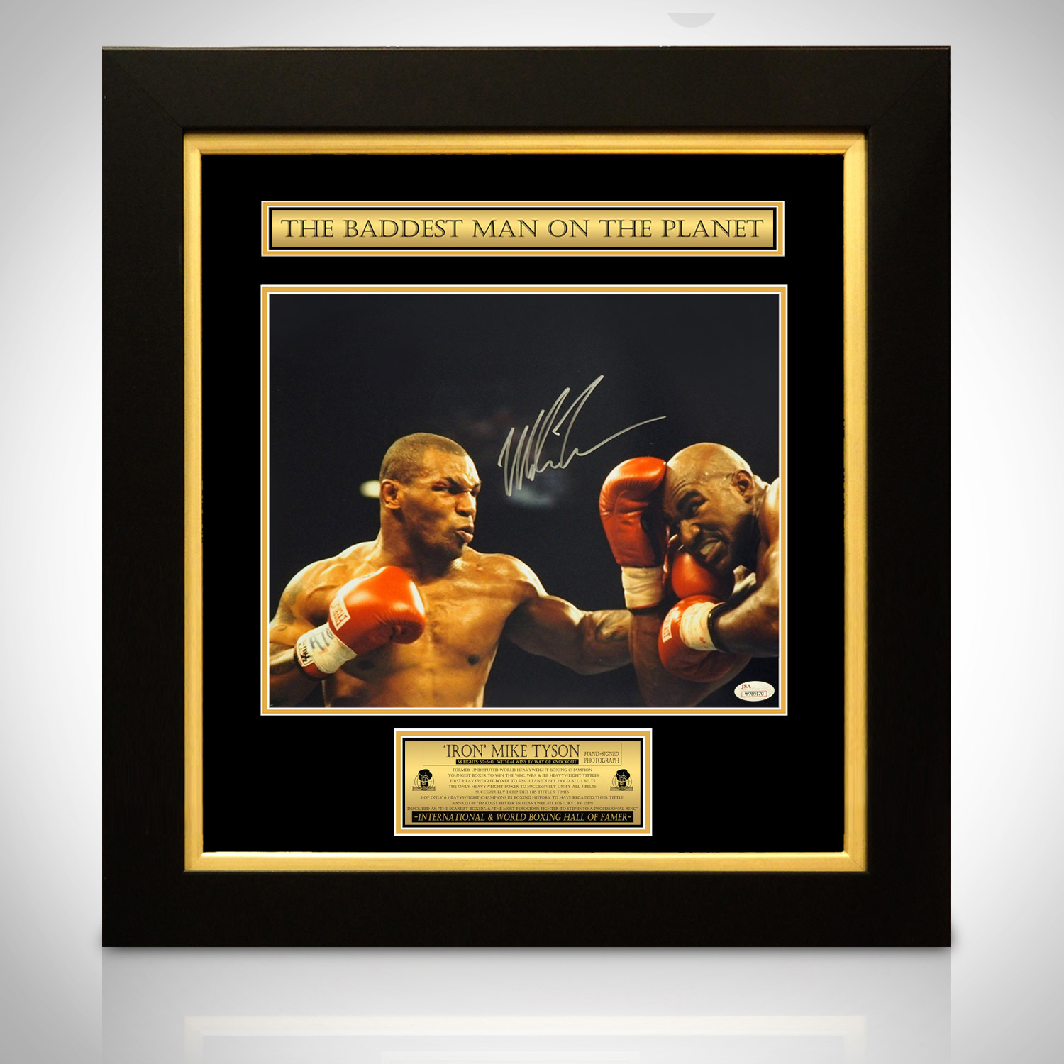 Mike Tyson Signed Mini-Poster // Custom Frame - Signed Sports & Movie ...